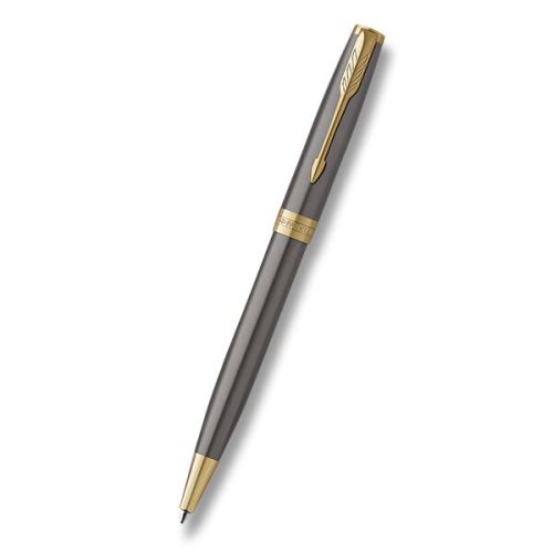 Pero guľôčkové PARKER Sonnet Core Grey GT (čierny atrament, hrot M)