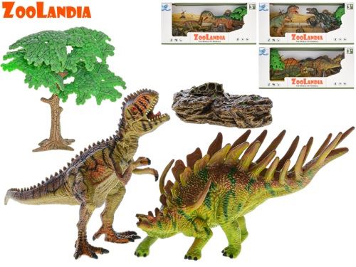 Zoolandia dinoszaurusz 4 féle 2 db dobozban