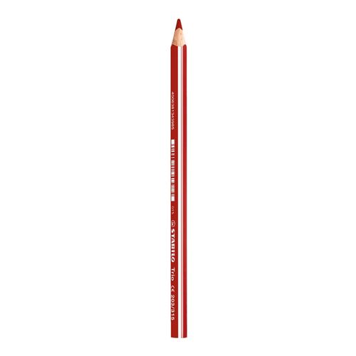 Háromszögű durva színű STABILO TRIO tm. piros (30484)