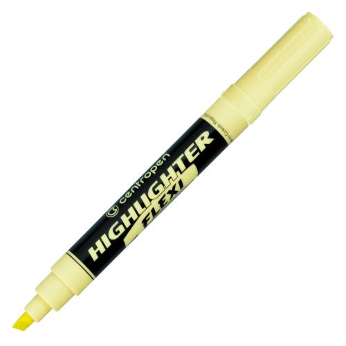 Szövegkiemelő CENTROPEN 8542 FLEXI PASTEL - sárga