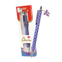 Golyóstoll CHARM Bow - kék töltény