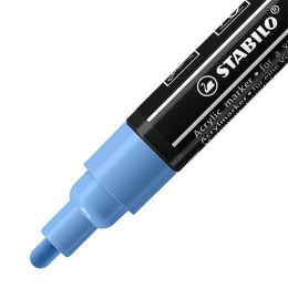 Akril filctoll STABILO FREE Acrylic T300 Kerek hegyű  2-3 mm - kobaltkék (1)