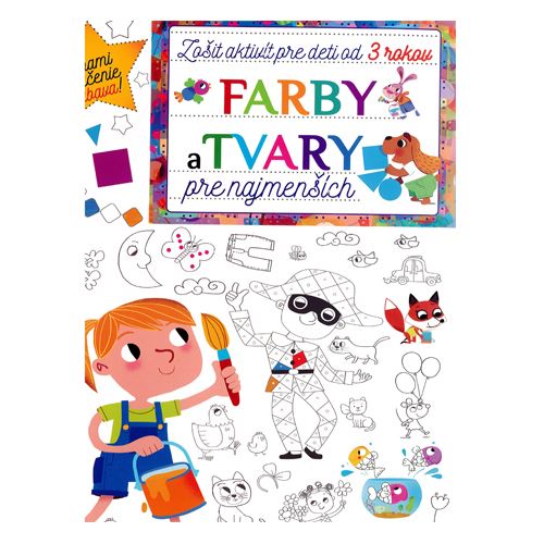 Omaľovanka A4 Farby a tvary pre najmenších