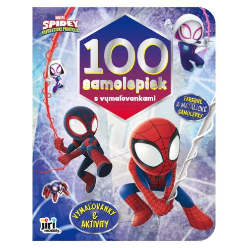 Omaľovánka JM A4 + 100 samolepiek - SPIDEY