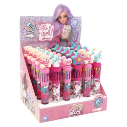 Golyóstoll 10 színű JUNIOR Honey Girl (1)