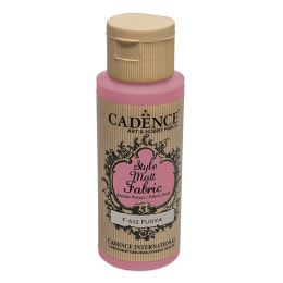Textilfesték Cadence, Matt, fukszia, 59 ml