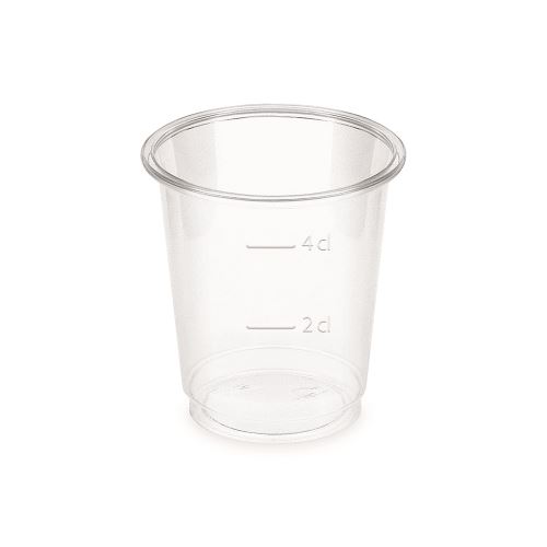 Pohár (PLA) átlátszó O48mm 2cl/4cl [40 db]