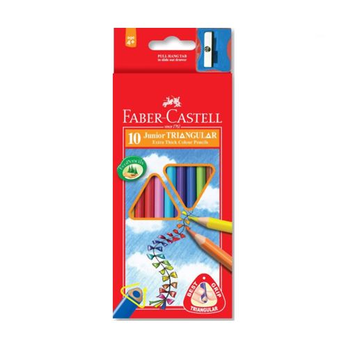 Ceruzák Faber-Castell Grip Junior 10 színben (20651)