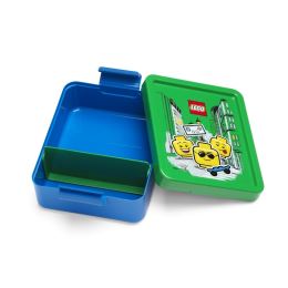 LEGO ICONIC Boy tízórai doboz - kék/zöld (1)