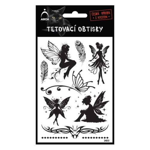 Tetovacie obtlačky čierne - Víly