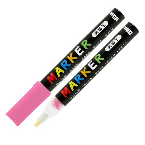M&G Acrylic Marker 2 mm toll, akril festékkel, rózsaszín S210