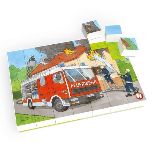 HUBELINO Puzzle-Tűzoltó egység