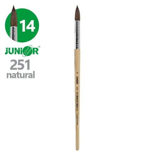 JUNIOR  kerek ecset 14 - 251 Natural