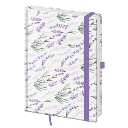 2027-es A5-es Vario napló – Lavender, gumiszalaggal
