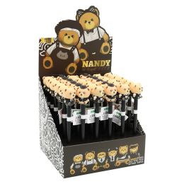 Gél/gumitoll JUNIOR Nandy Bear 0,5 mm, kék töltőanyag (különböző minták)