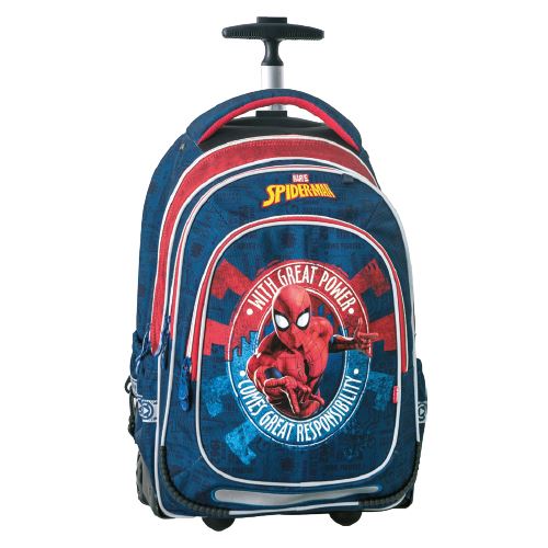 Školský batoh na kolieskach Trolley Spider-Man, Emblem