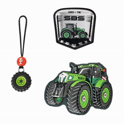 Zelený traktor