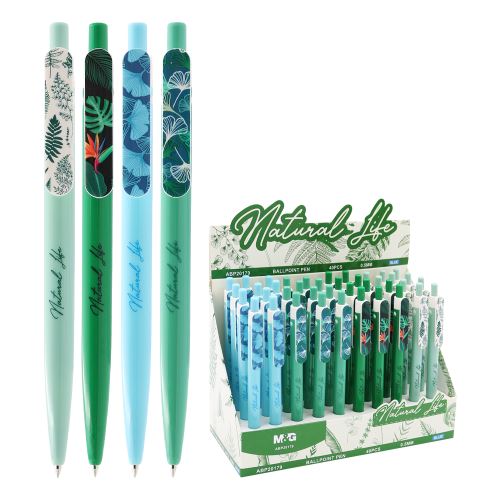 Golyóstoll  M&G Natural Life 0.5 mm, kék