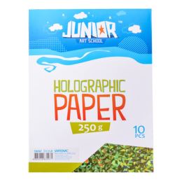 Dekor karton A4 10 db zöld hologrammos 250 g Dekor karton A4 10 db zöld hologrammos 250 g