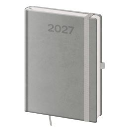 2027-es naptár, napi, A5-es, Print Pop – szürke