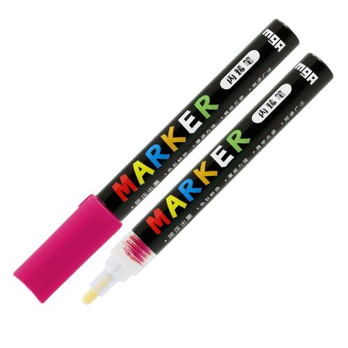 M&G Acrylic Marker 2 mm toll, akril festékkel, rózsaszín S214