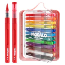 M&G MOCALO akril filctoll, ecsethegy - 24 színből álló készlet