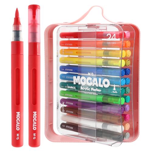 M&G MOCALO akril filctoll, ecsethegy - 24 színből álló készlet