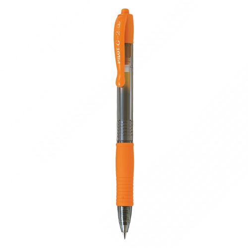 Zselés roller PILOT "G-2" narancs 0,7mm
