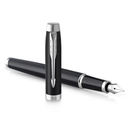 Pero plniace PARKER IM Essential Stainless Steel CT (modrá náplň, hrot F)