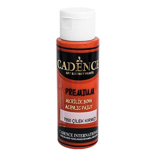Akrylová farba CADENCE Premium, červená, 70 ml