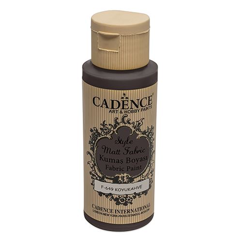 Textilfesték Cadence, Matt, sötét. barna, 59 ml